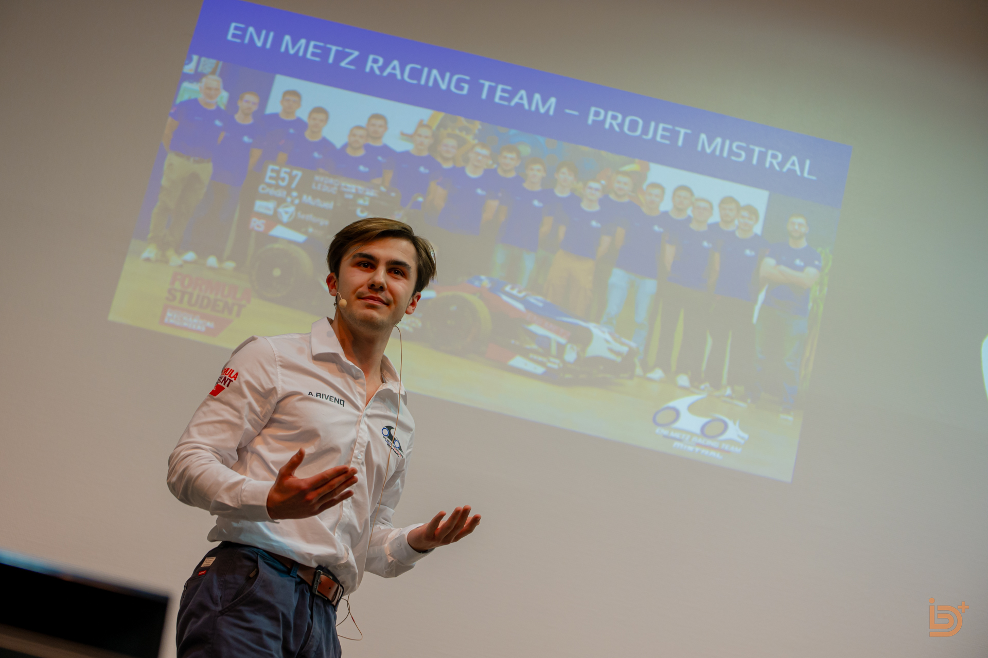 Antoine RIVENQ présente son projet "ENI METZ RACING – PROJET MISTRAL"