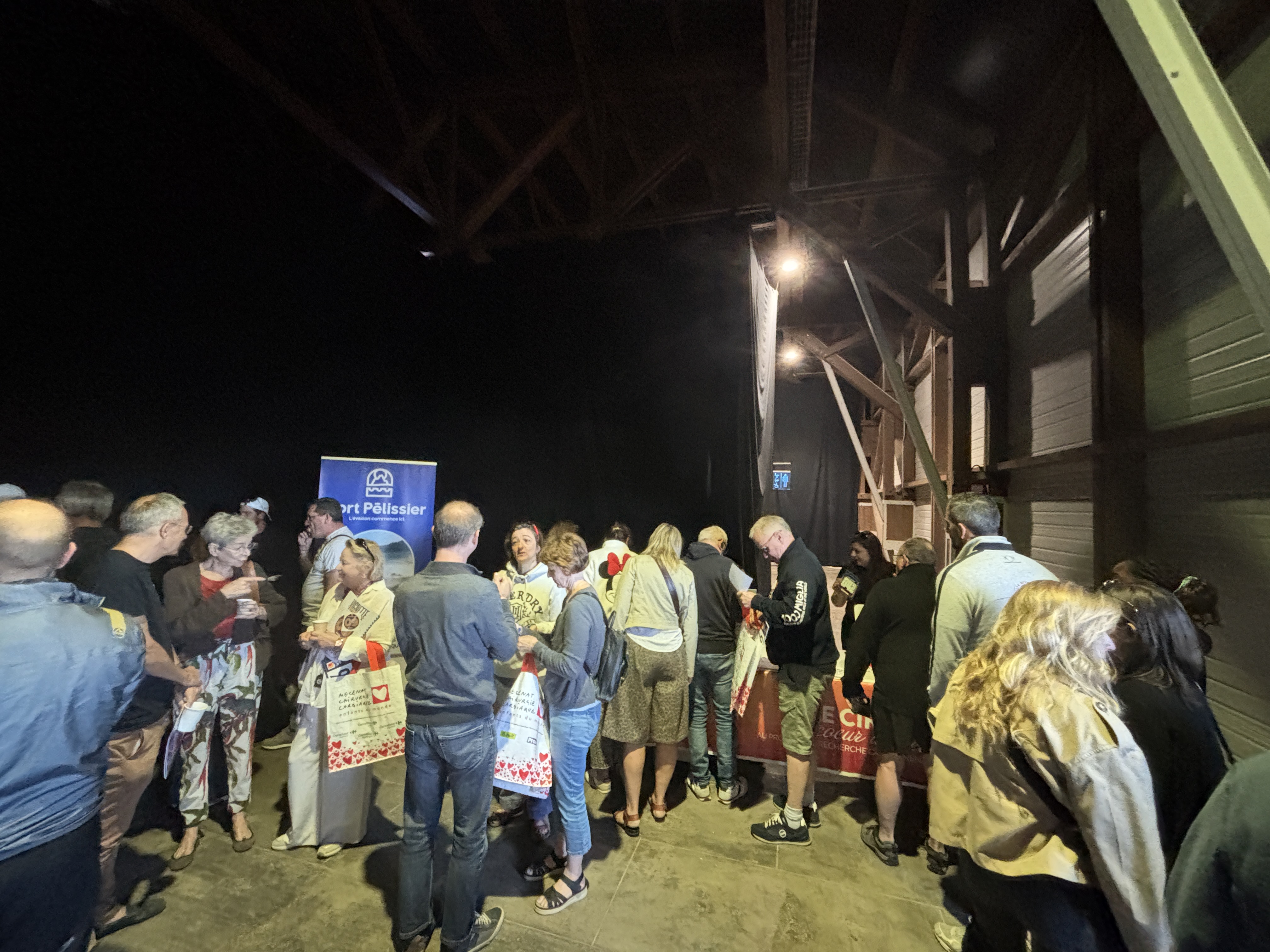 Arrivée des premiers participants