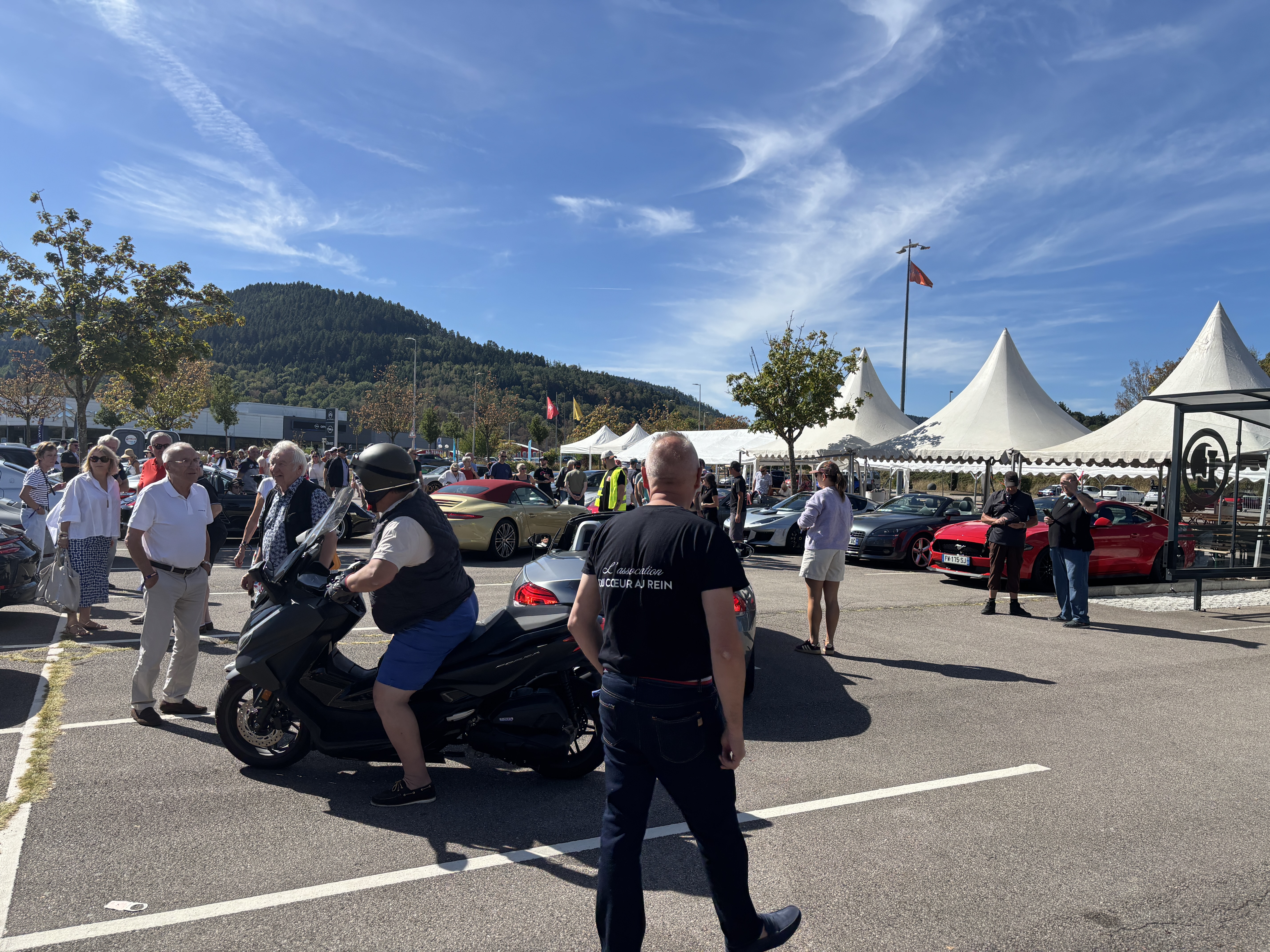 Arrivée à Saint-Dié-des-Vosges pour la pause déjeuner