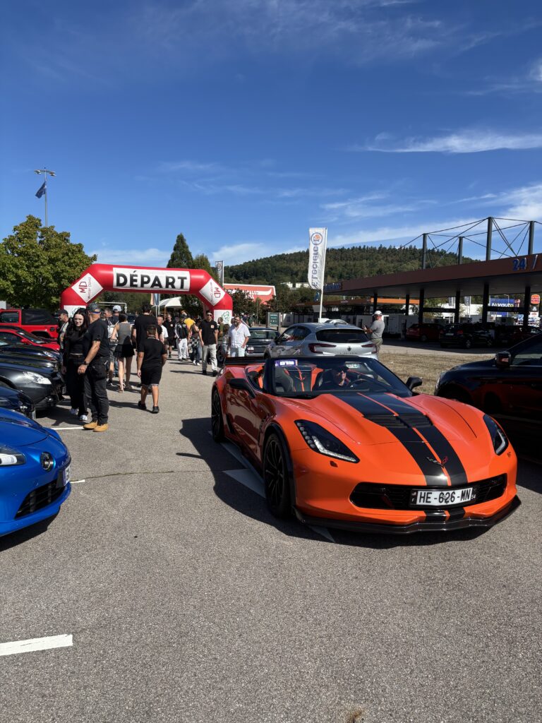 Arrivée à Saint-Dié-des-Vosges pour la pause déjeuner