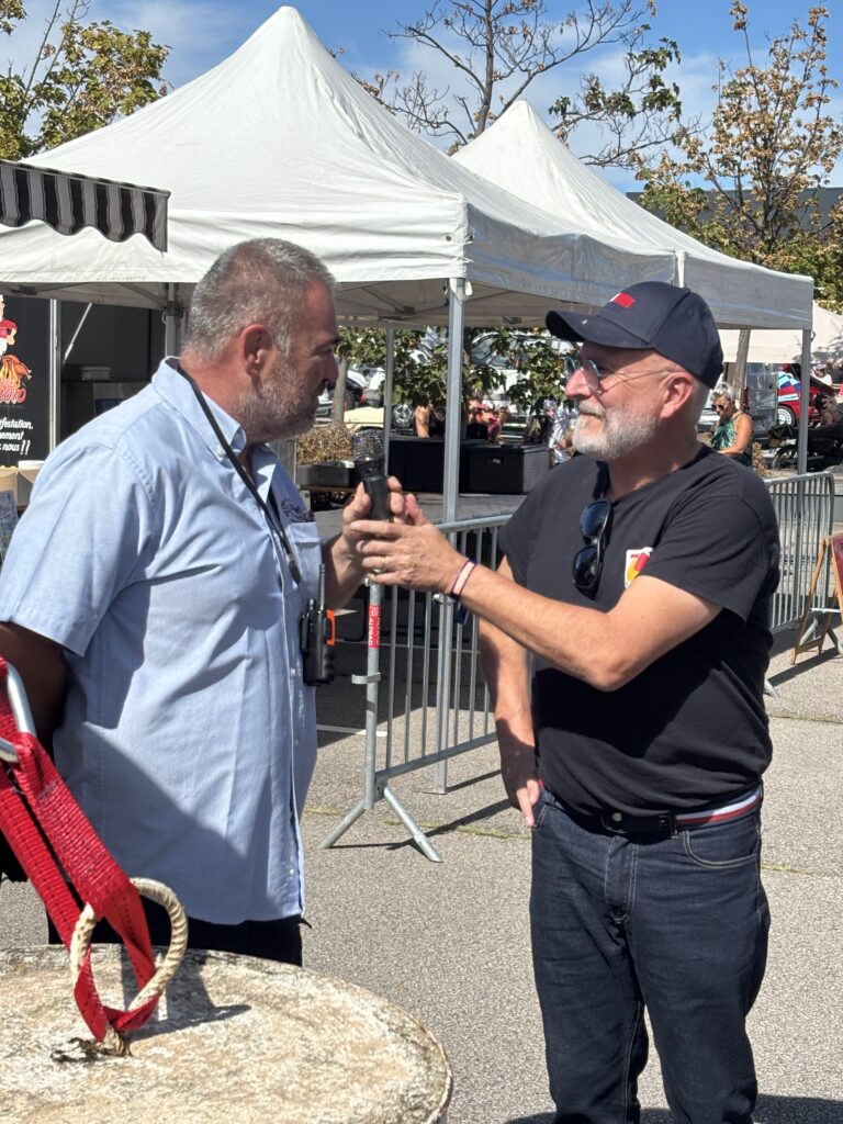 Vincent QUEUDOT et Marc MISCHLER, président de l'écurie Gentiane